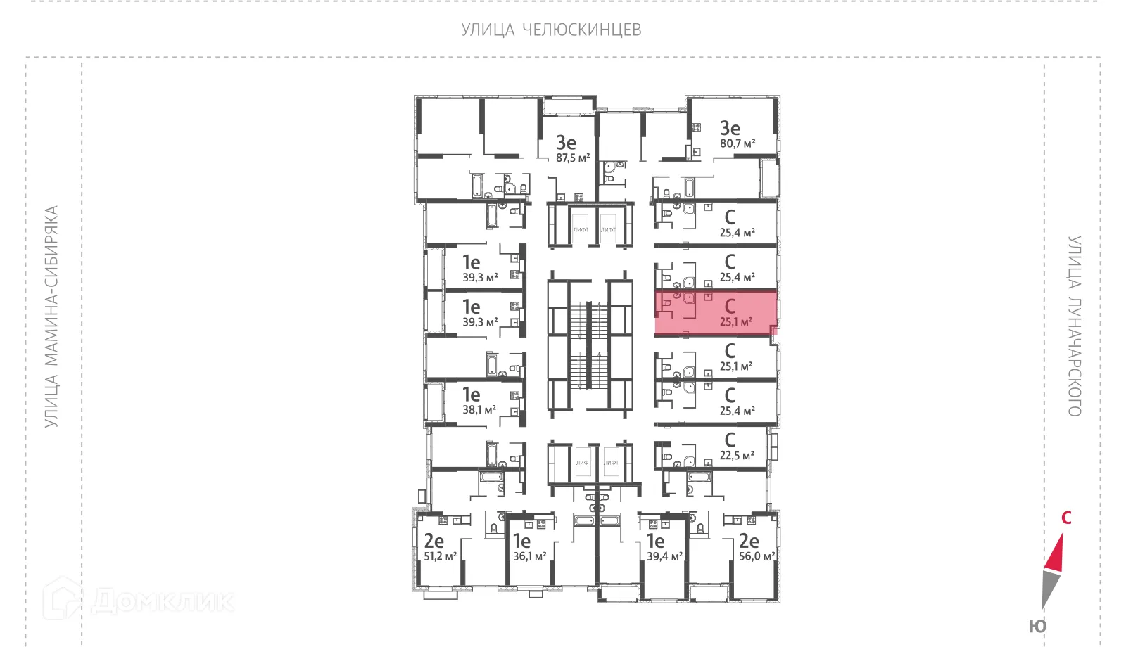 Фото квартиры в ЖК Азина 16