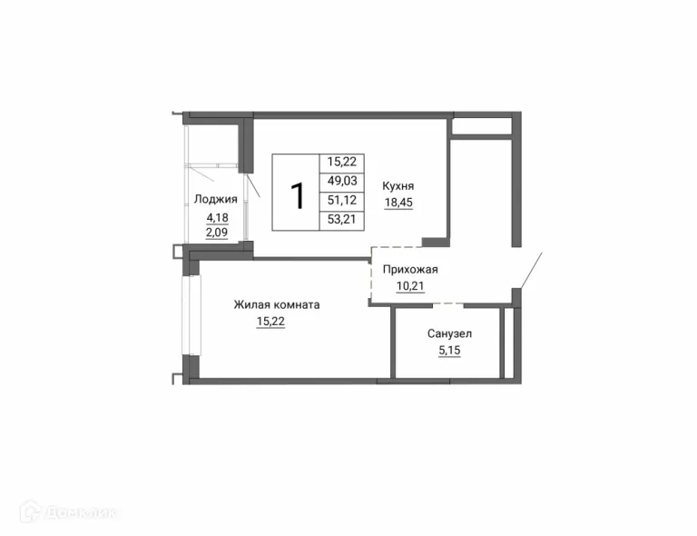 Фото квартиры в ЖК "Александровский сад"