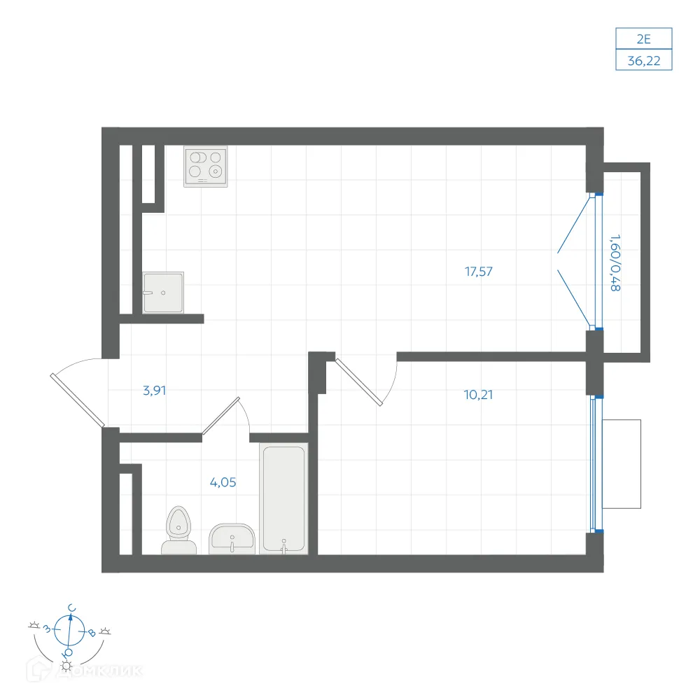 Фото квартиры в ЖК Центральный Парк