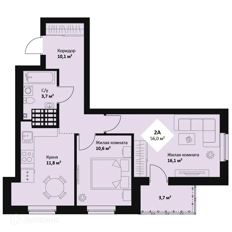 Фото квартиры в ЖК Veer Park (Веер Парк)