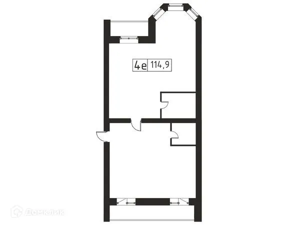 Планировка 3 комн. в ЖК БЕРЕГ