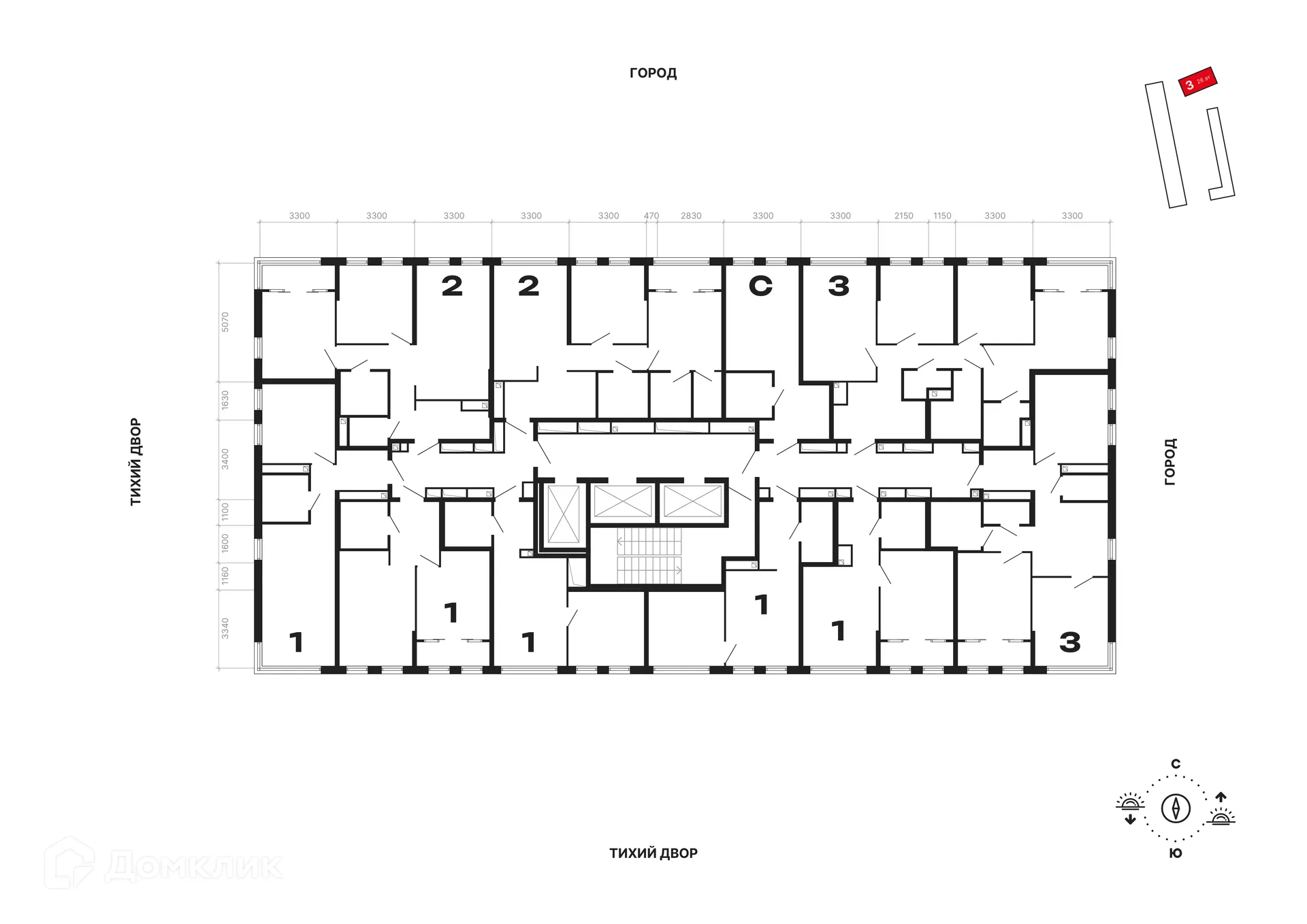 Фото квартиры в ЖК ДНК. Дом на Куйбышева