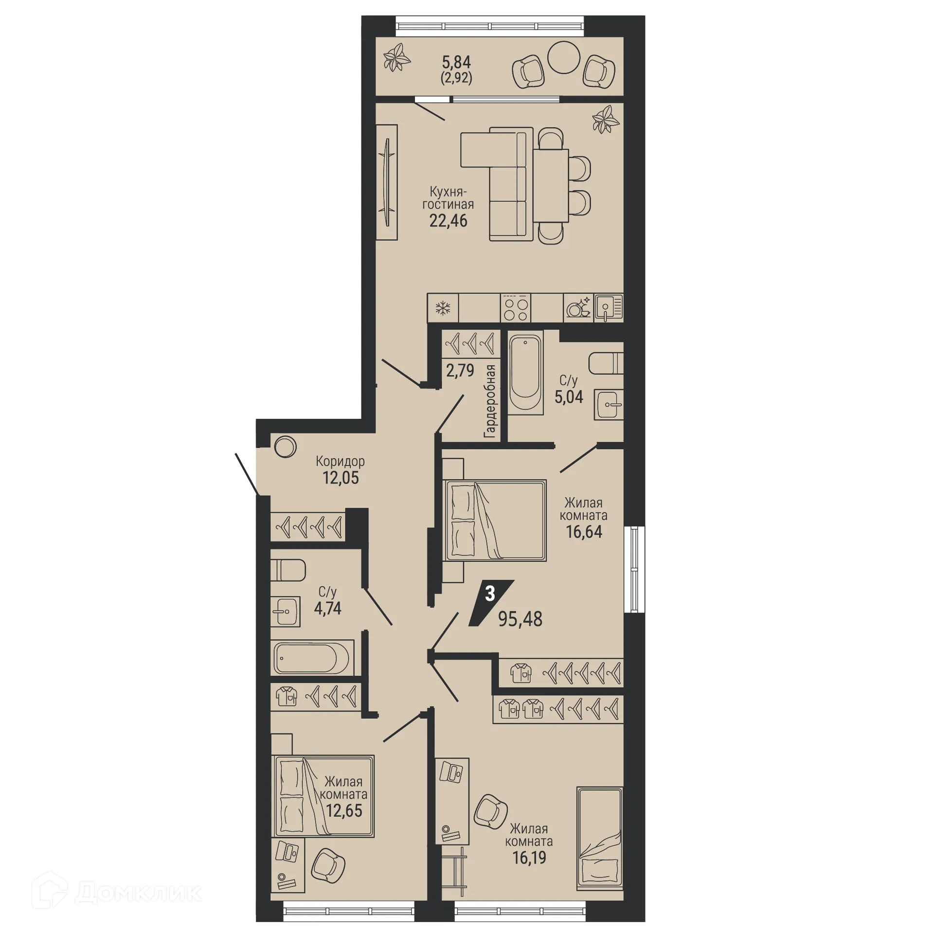 Фото квартиры в ЖК ТЕМП