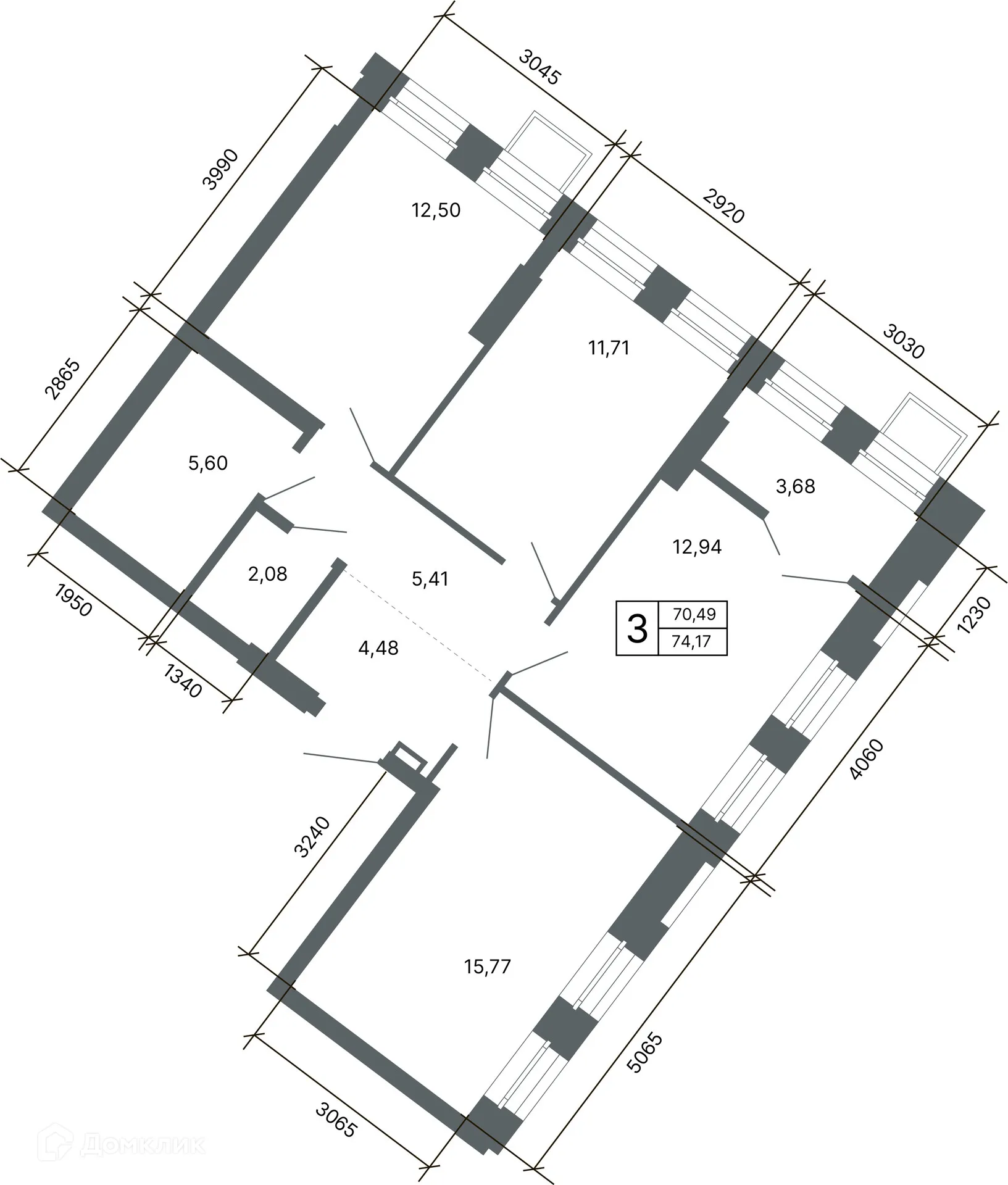 Фото квартиры в ЖК "Проспект Мира"