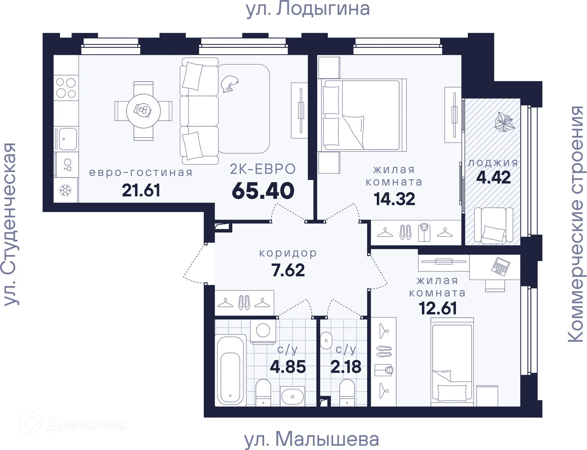 Фото квартиры в ЖК Динамика