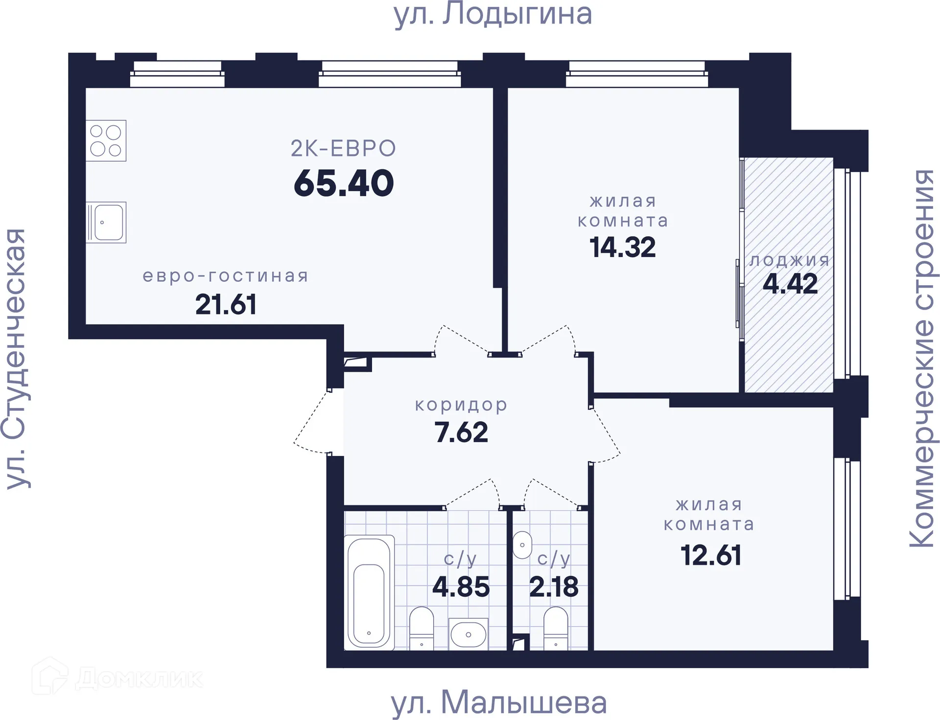 Фото квартиры в ЖК Динамика