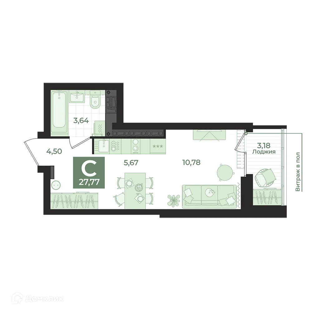 Фото квартиры в ЖК Викулов