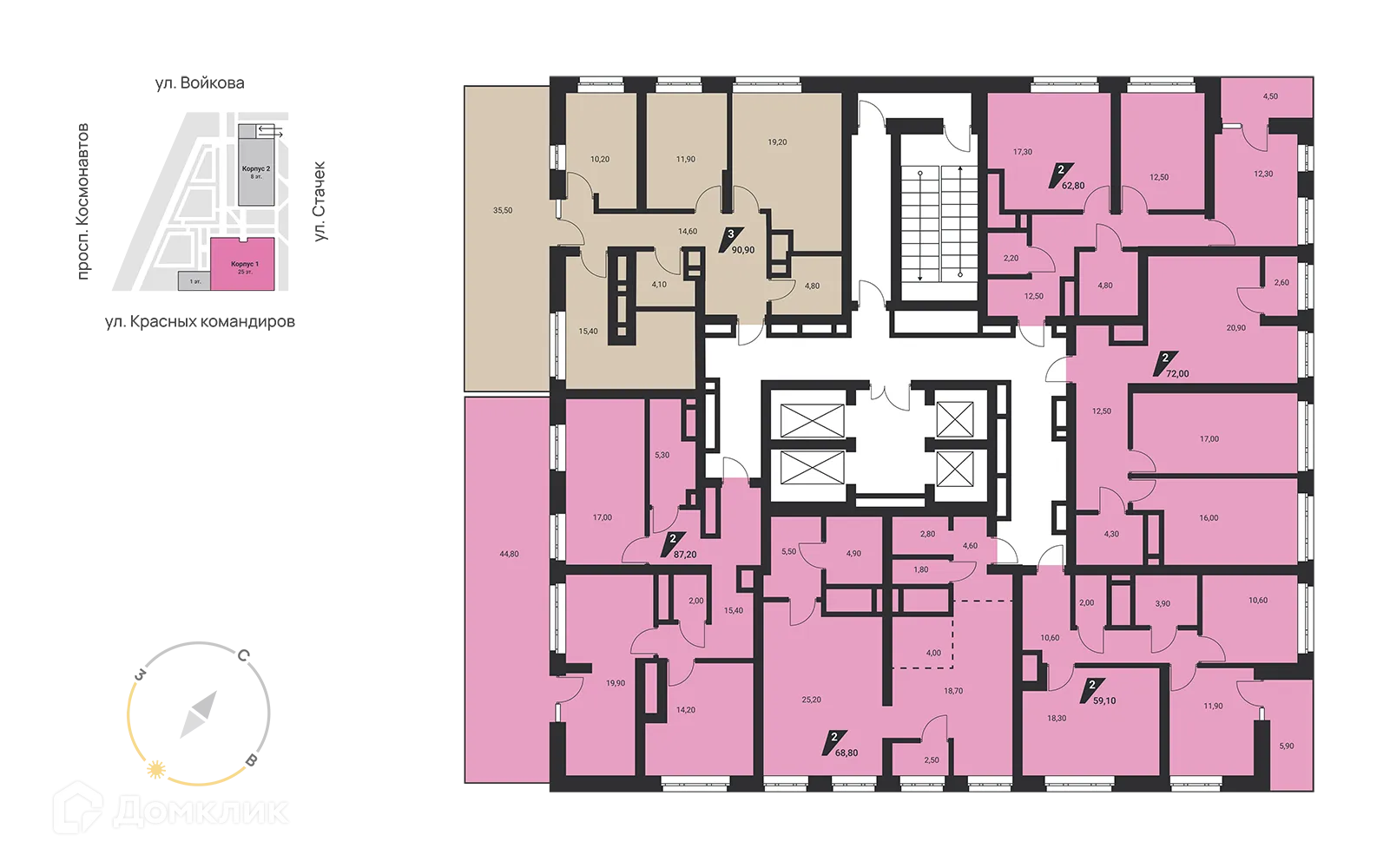 Фото квартиры в ЖК Квартал К3