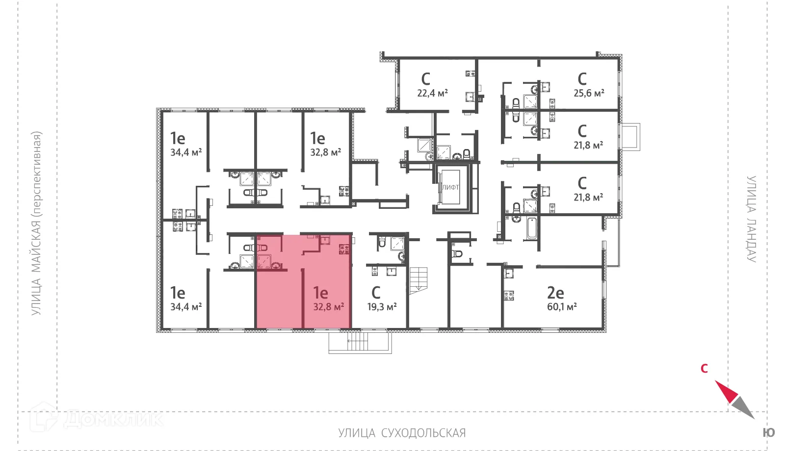 Фото квартиры в ЖК Мичуринский