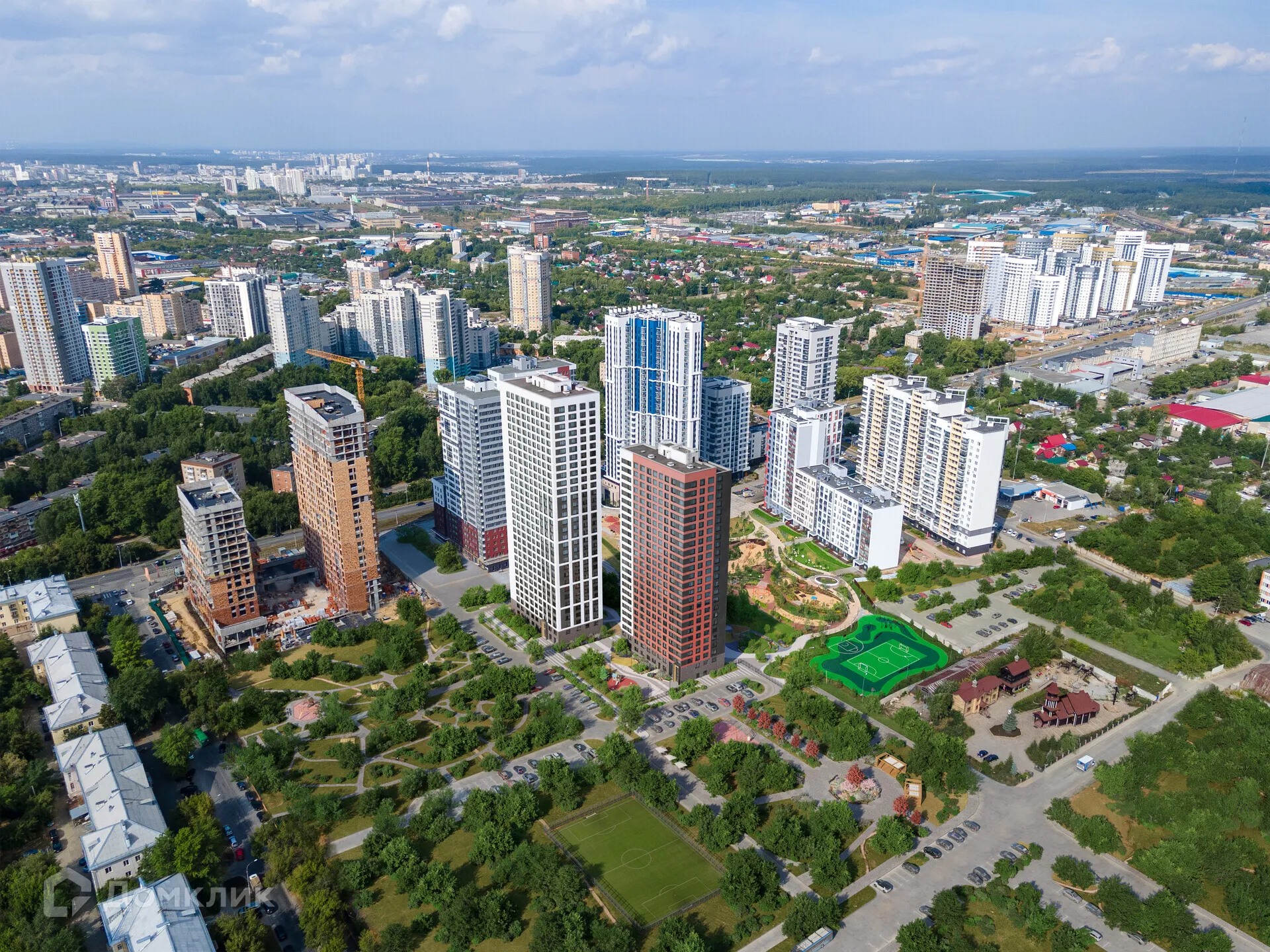 Планировка 1-комнатной квартиры 36.34 м² в ЖК Современник, г. Екатеринбург — фото 2