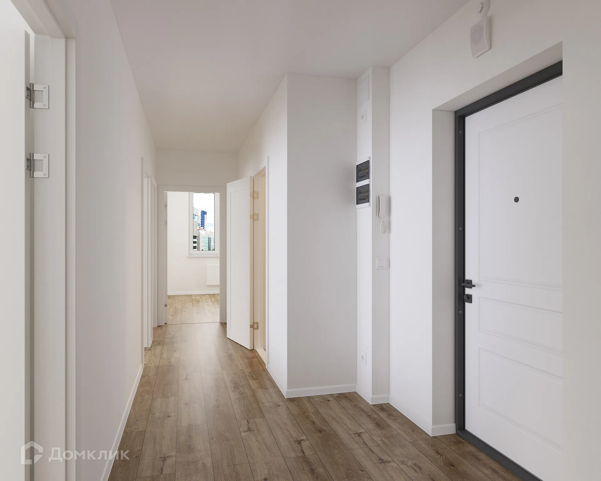 Планировка 1-комнатной квартиры 36.34 м² в ЖК Современник, г. Екатеринбург — фото 14