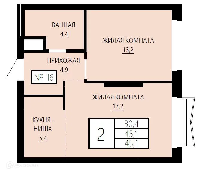 Фото квартиры в ЖК Форма