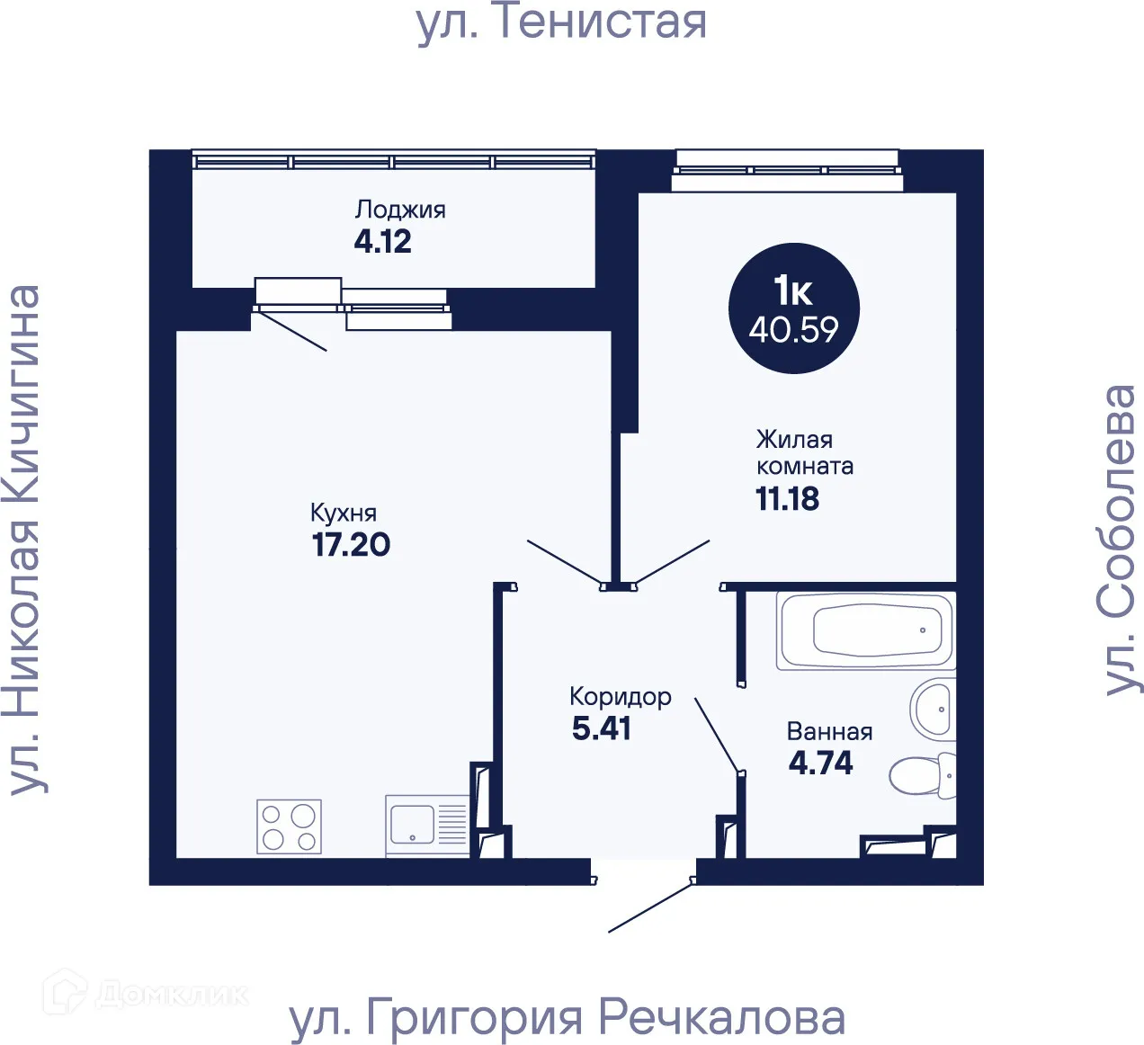 Фото квартиры в ЖК "Мохито"
