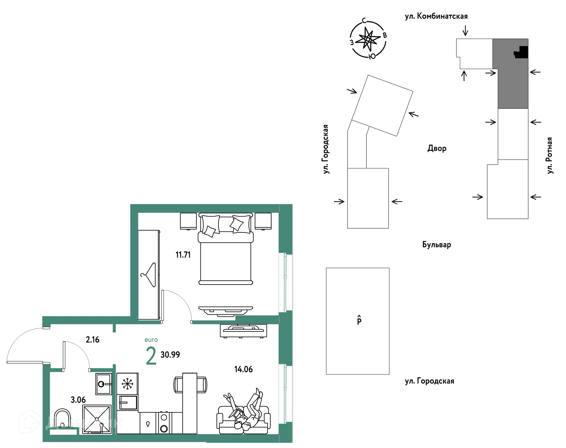Фото квартиры в ЖК Уральский сад