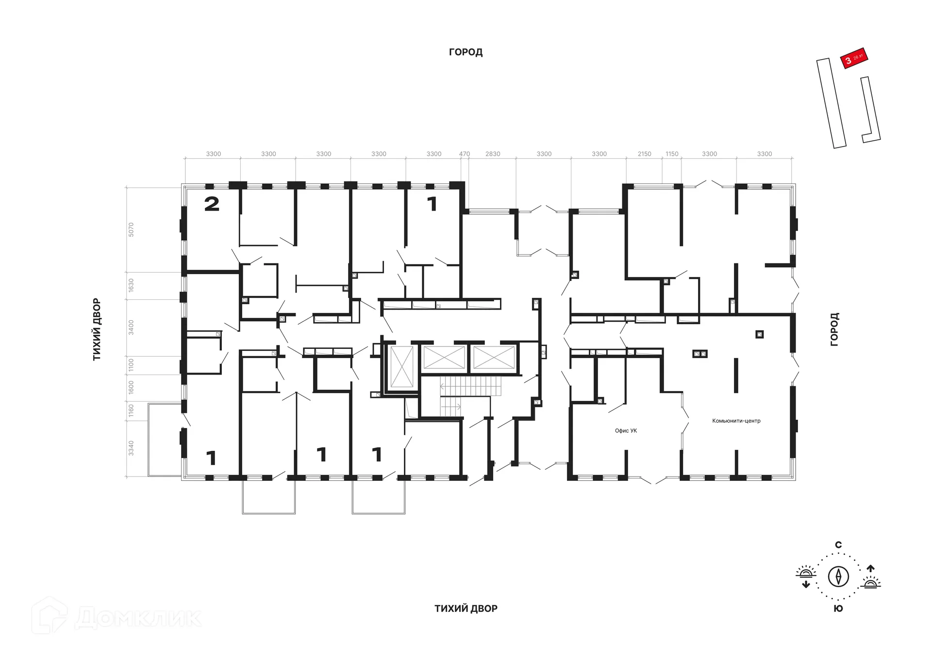 Фото квартиры в ЖК ДНК. Дом на Куйбышева