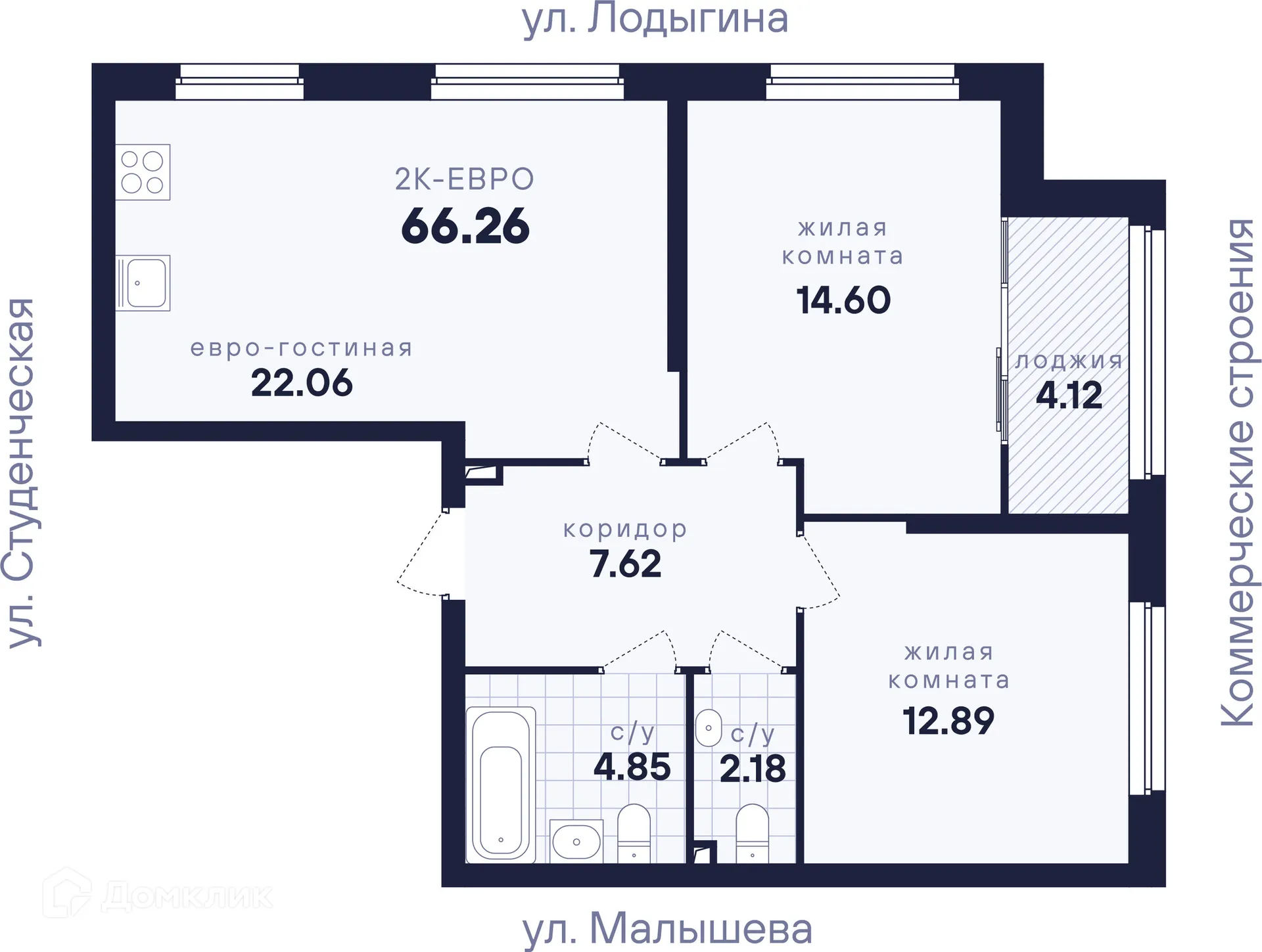 Фото квартиры в ЖК Динамика