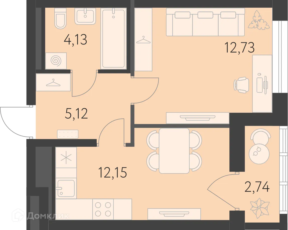 Фото квартиры в ЖК Новая Олимпика
