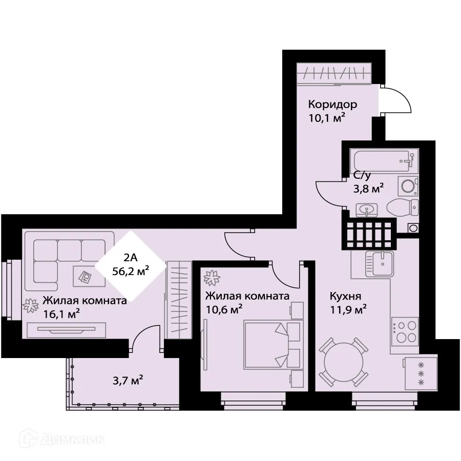 Фото квартиры в ЖК Veer Park (Веер Парк)