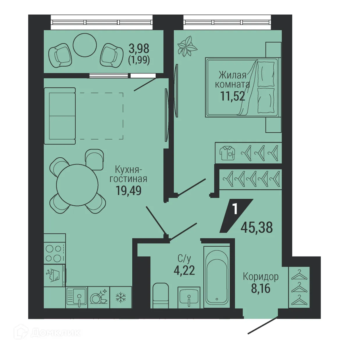 Фото квартиры в ЖК ТЕМП
