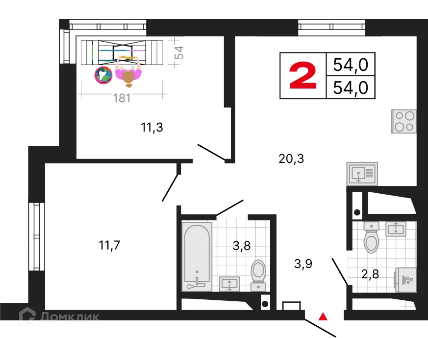 Фото квартиры в ЖК Милый дом