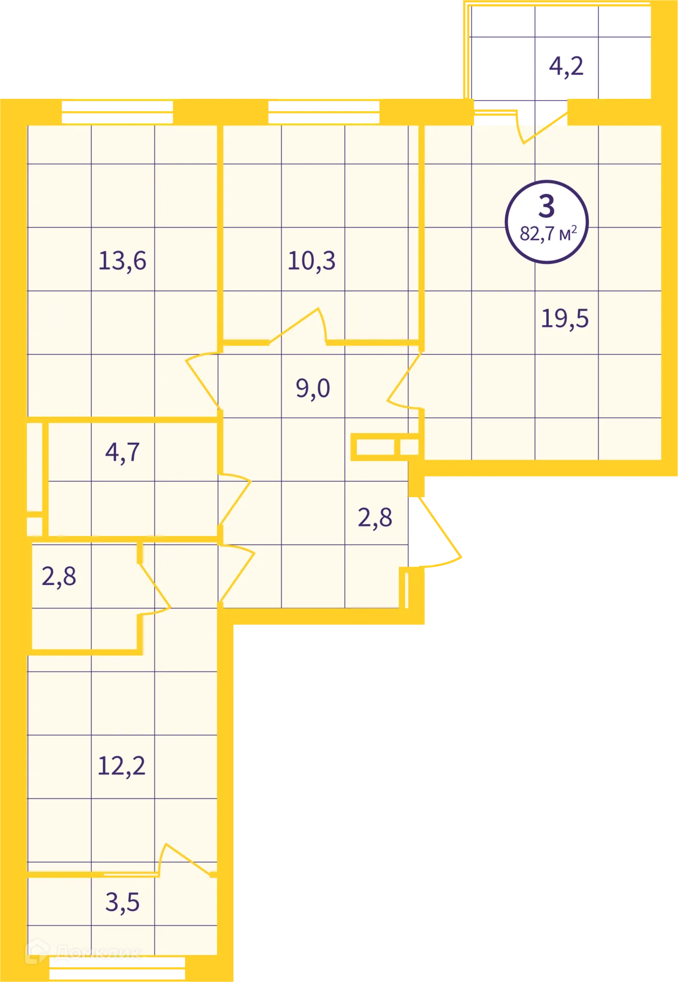 Фото квартиры в ЖК Астон. Движение