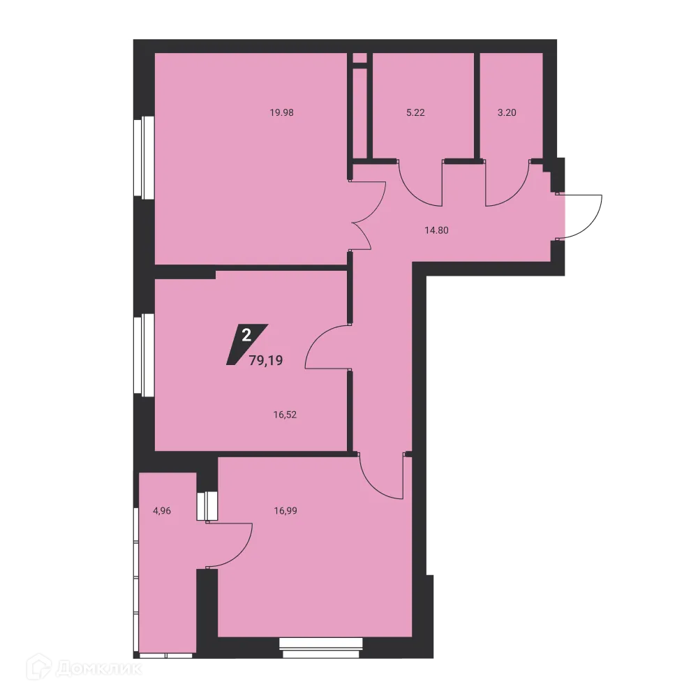 Фото квартиры в ЖК Жилой комплекс "М1"