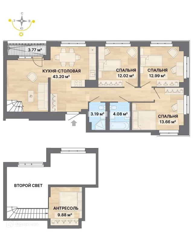 Фото квартиры в ЖК "NOVA park (Нова парк)"