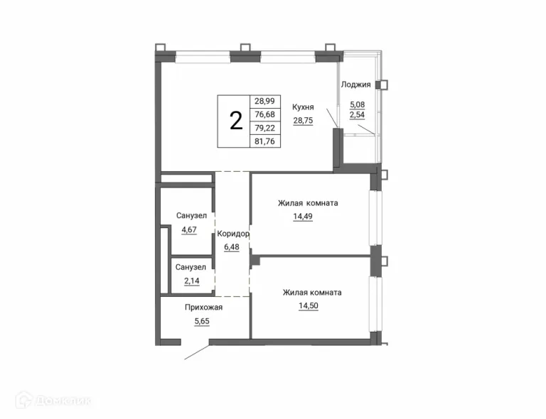 Фото квартиры в ЖК "Александровский сад"