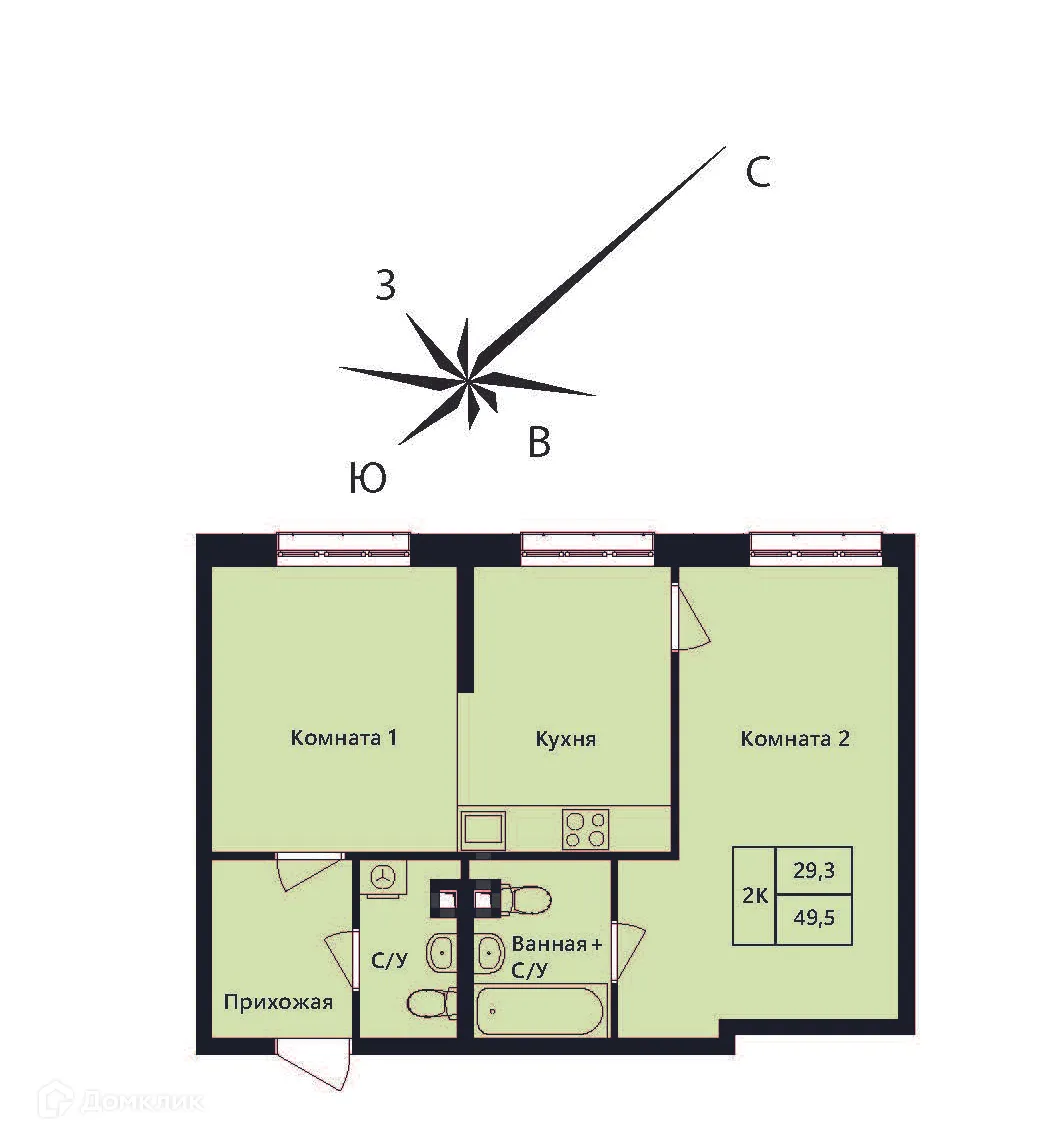 Фото квартиры в ЖК "Две Столицы"