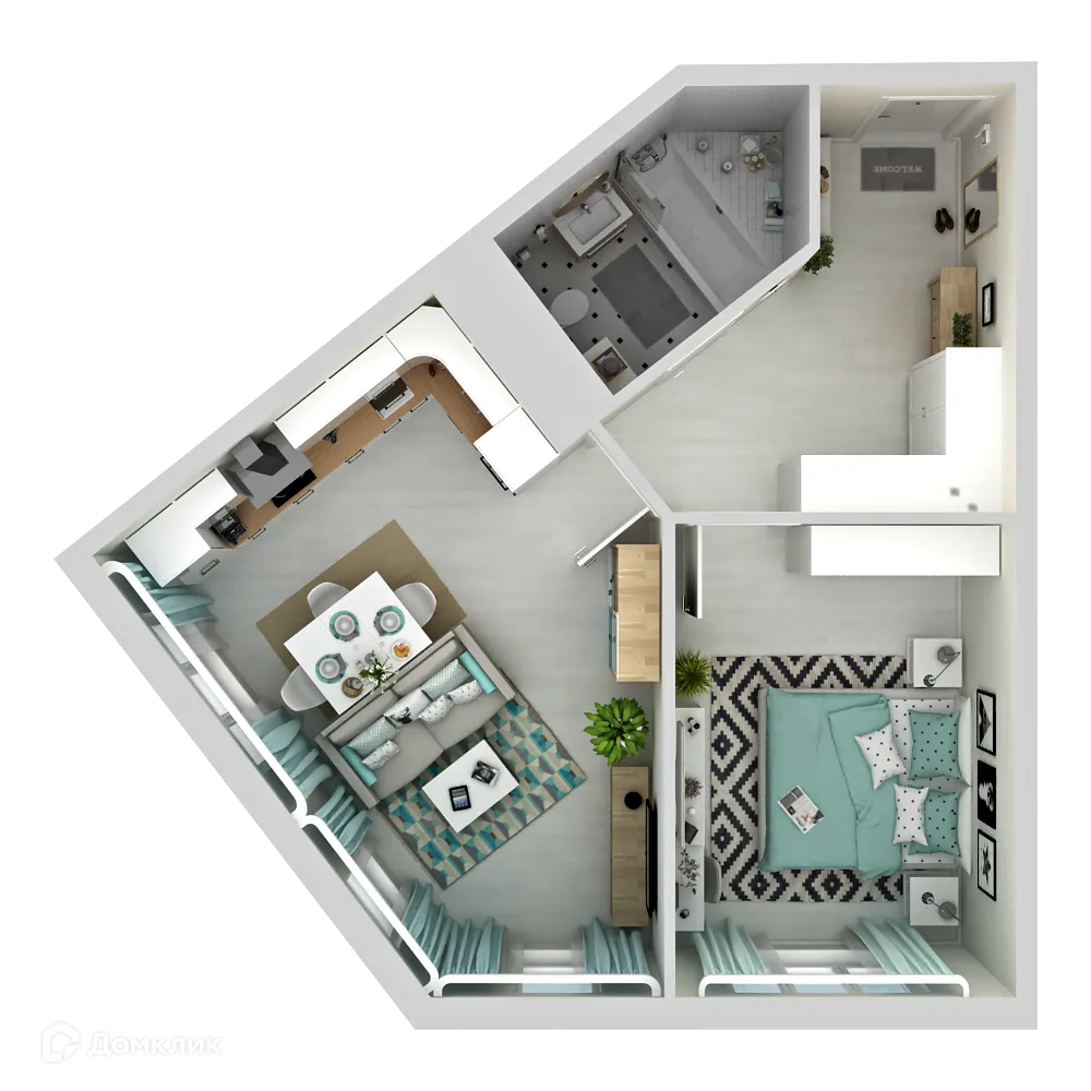 Фото квартиры в ЖК "Две Столицы"