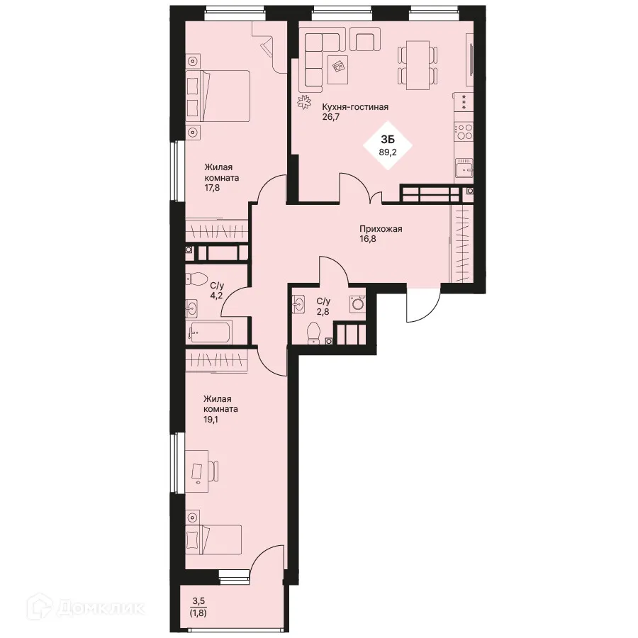 Фото квартиры в ЖК Veer Park (Веер Парк)