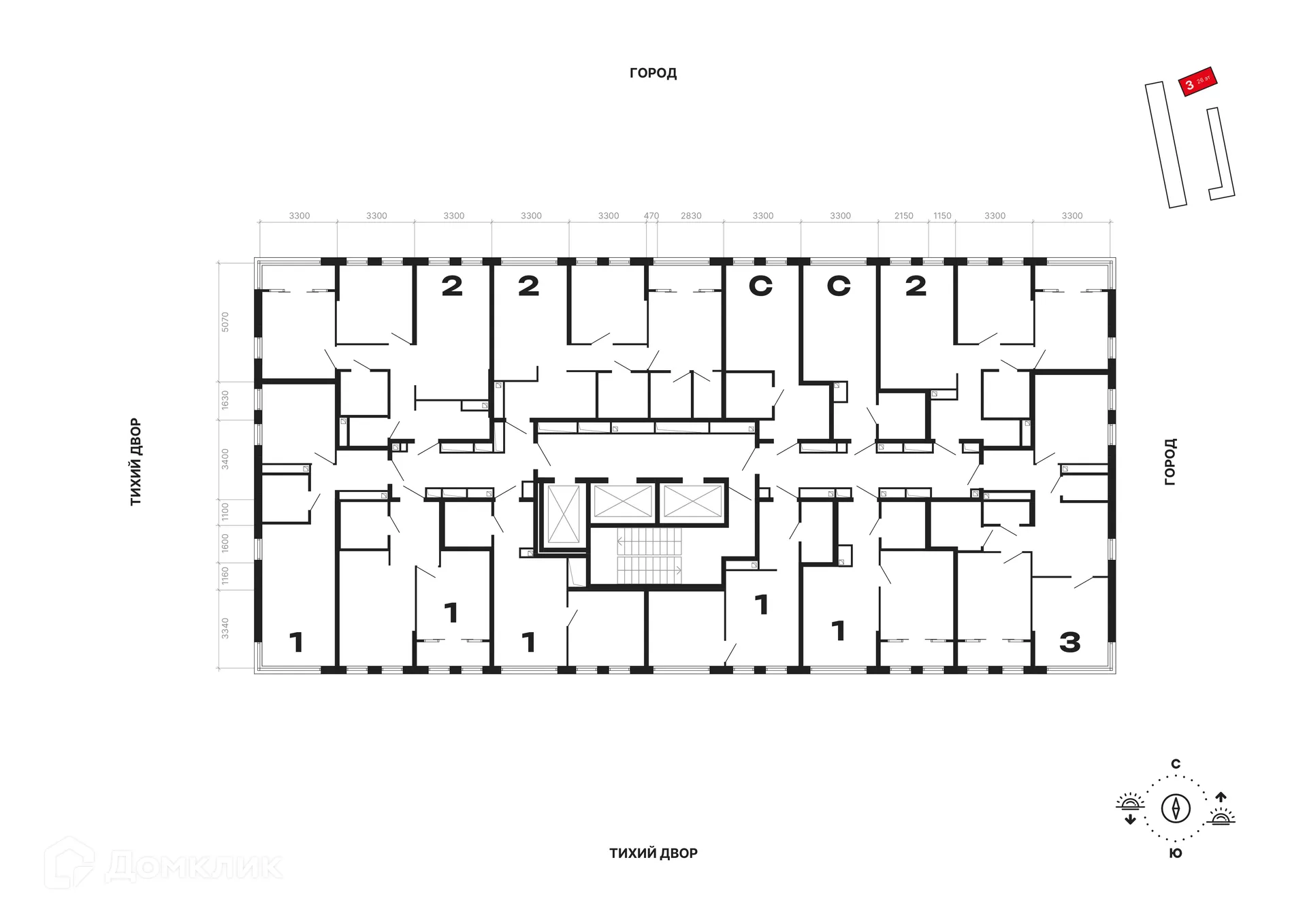 Фото квартиры в ЖК ДНК. Дом на Куйбышева