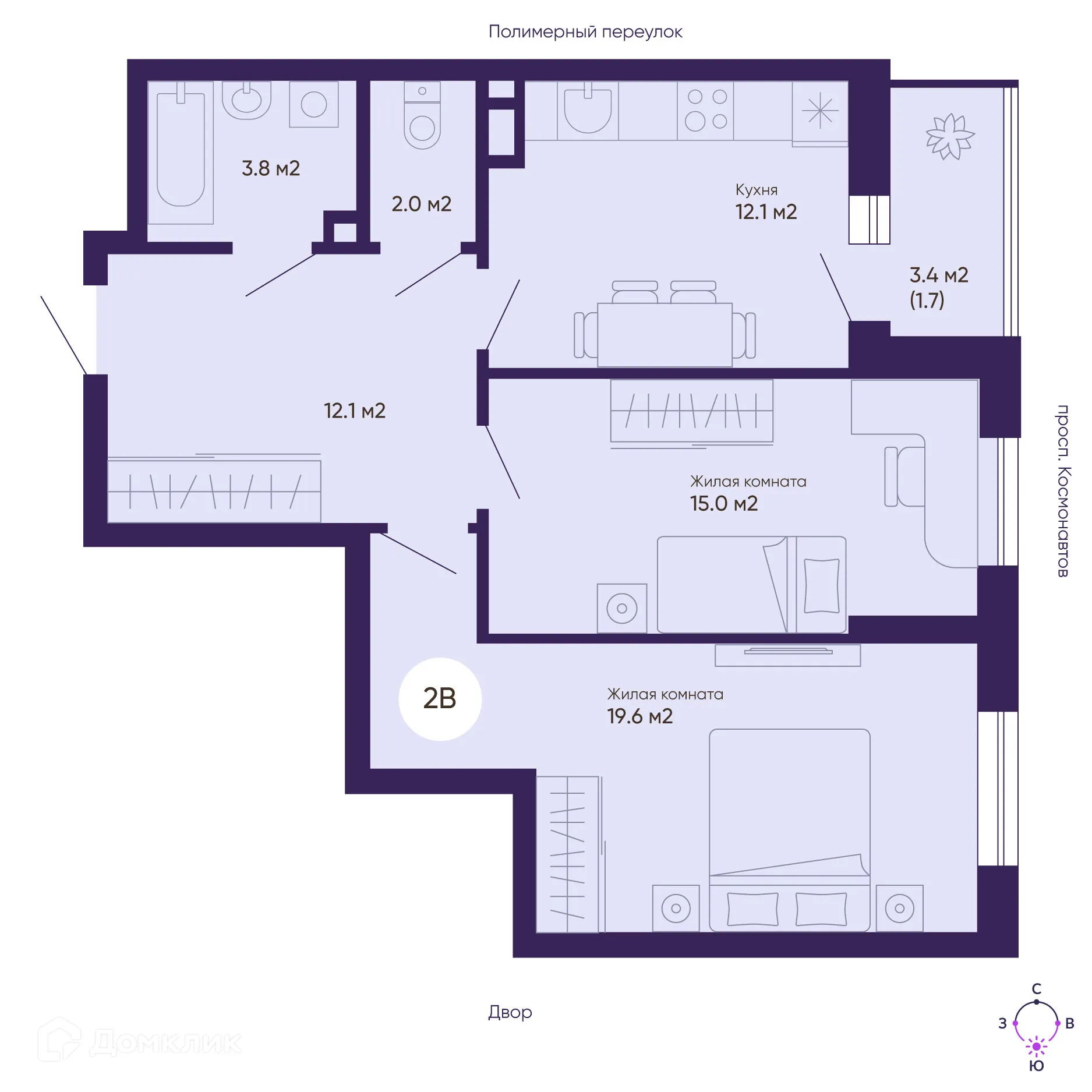 Фото квартиры в ЖК Космос