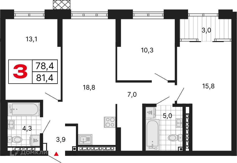 Фото квартиры в ЖК Милый дом
