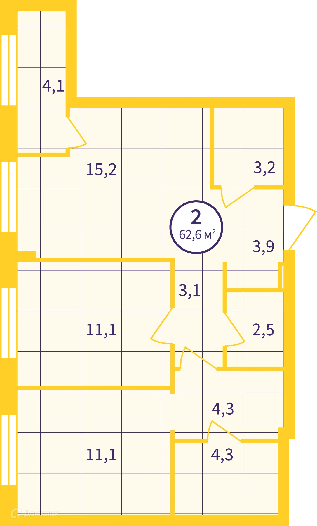 Фото квартиры в ЖК Астон. Движение