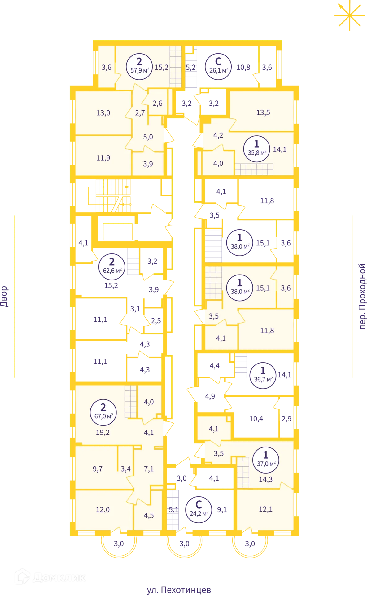 Фото квартиры в ЖК Астон. Движение
