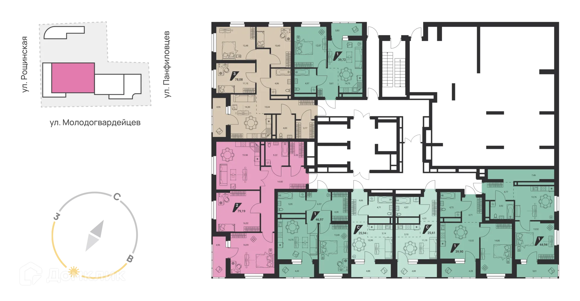 Фото квартиры в ЖК Жилой комплекс "М1"