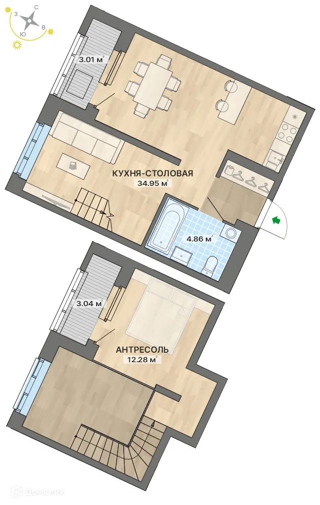 Фото квартиры в ЖК "NOVA park (Нова парк)"