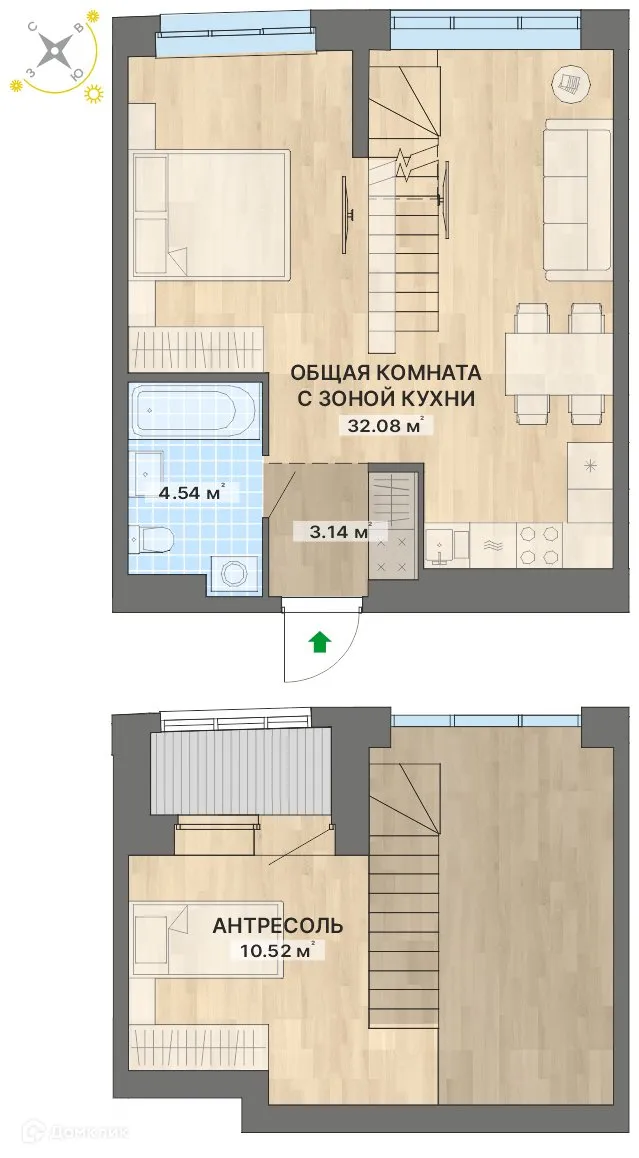 Фото квартиры в ЖК Речной квартал