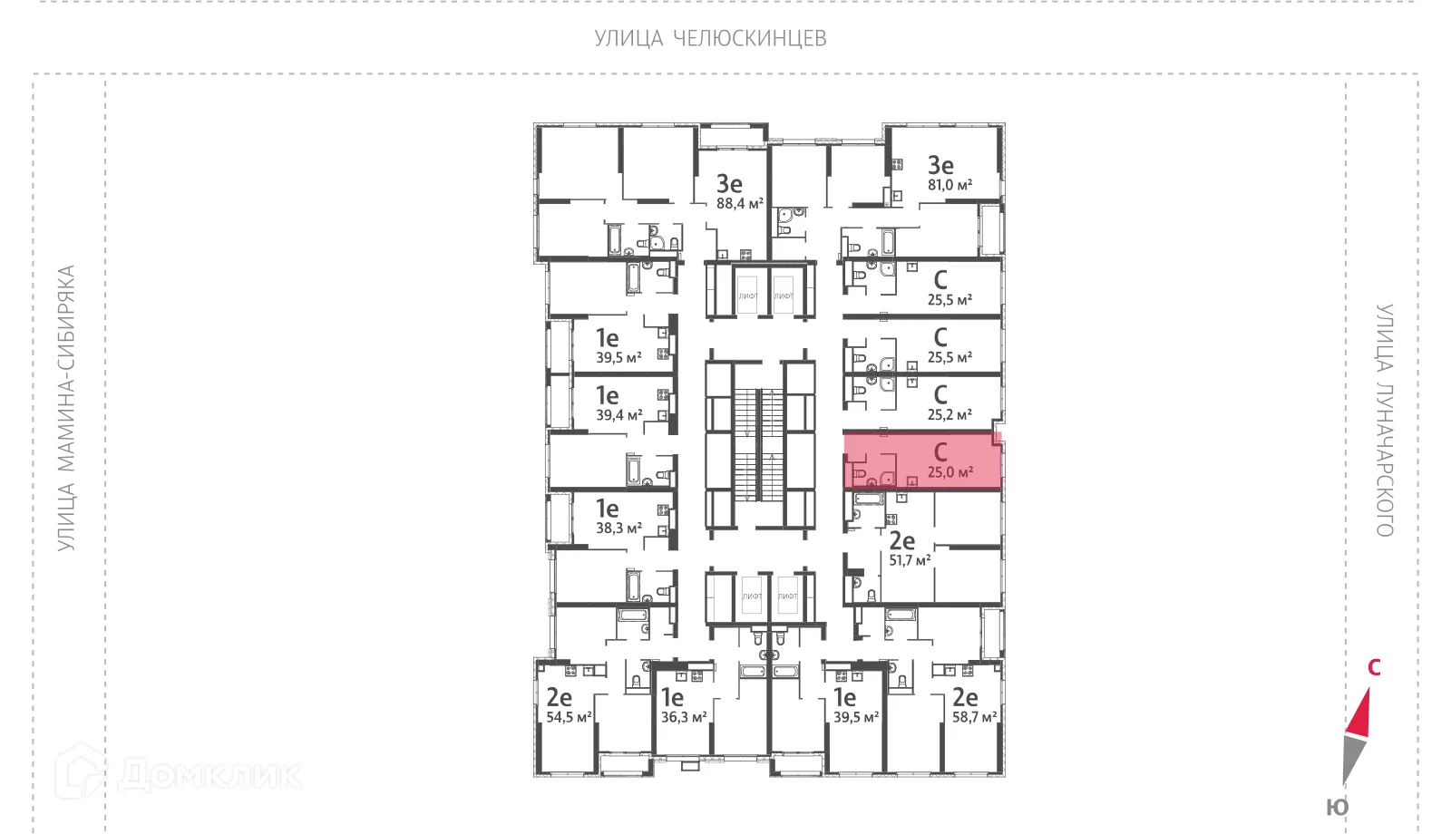Фото квартиры в ЖК Азина 16