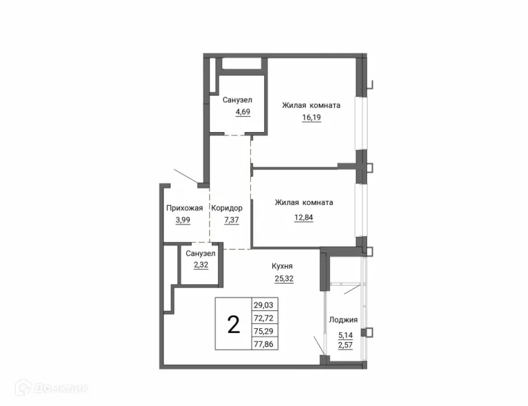 Фото квартиры в ЖК "Александровский сад"