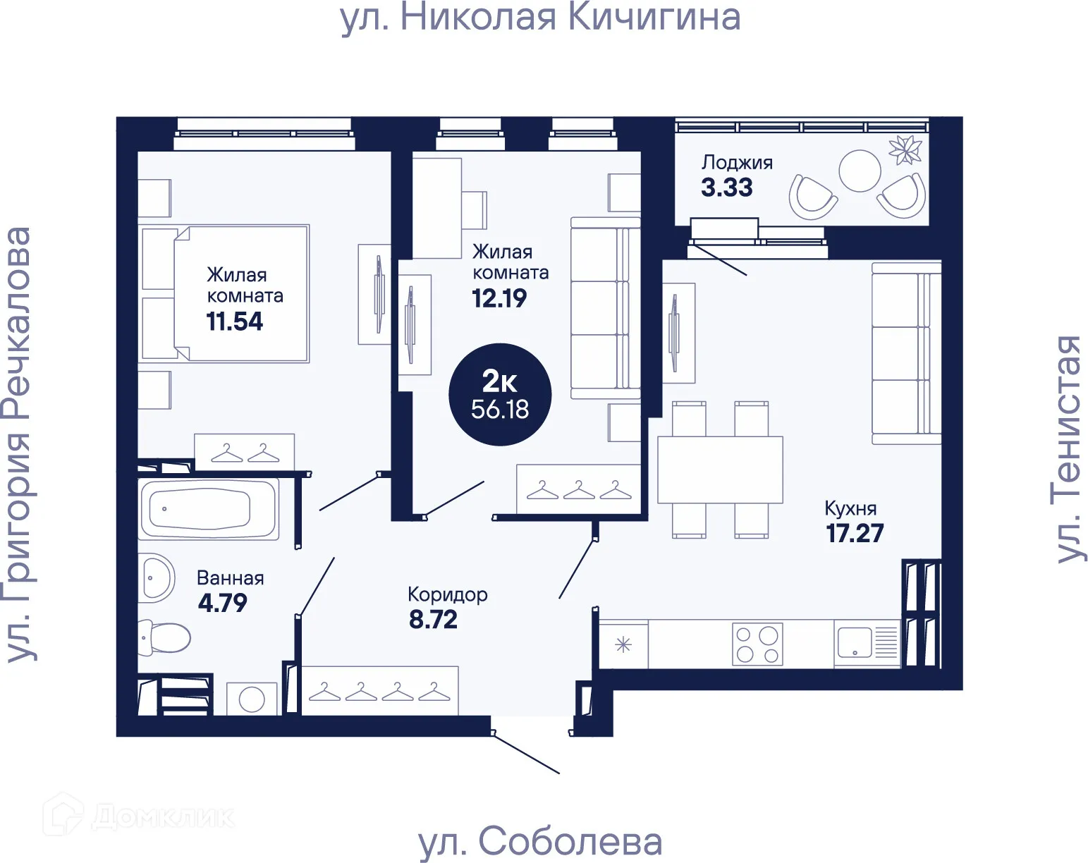 Фото квартиры в ЖК "Мохито"
