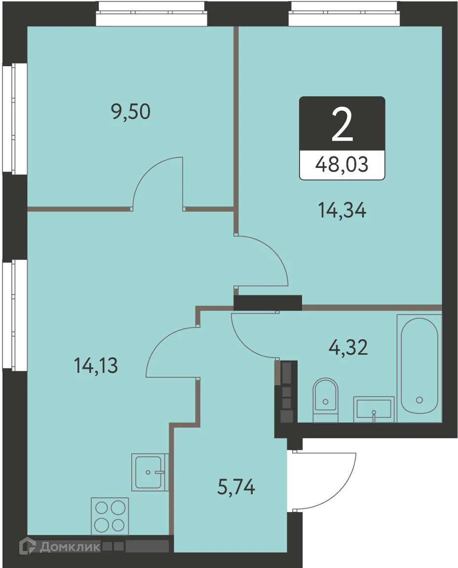 Фото квартиры в ЖК Спутник-1