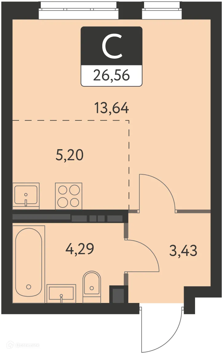 Фото квартиры в ЖК Спутник-1