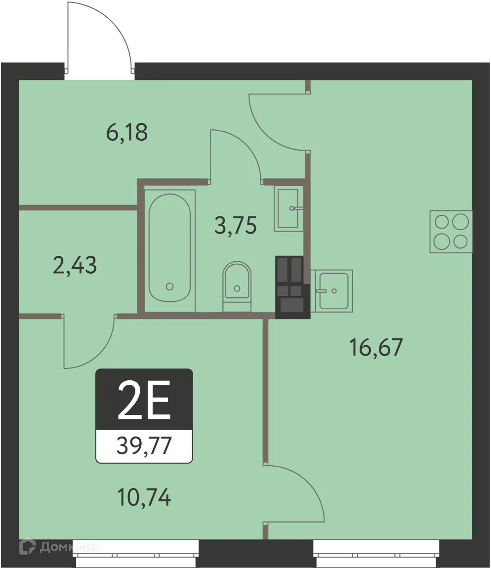 Фото квартиры в ЖК Спутник-1