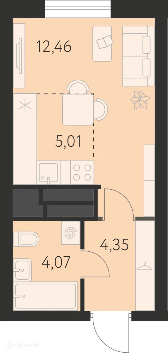 Фото квартиры в ЖК Спутник-1