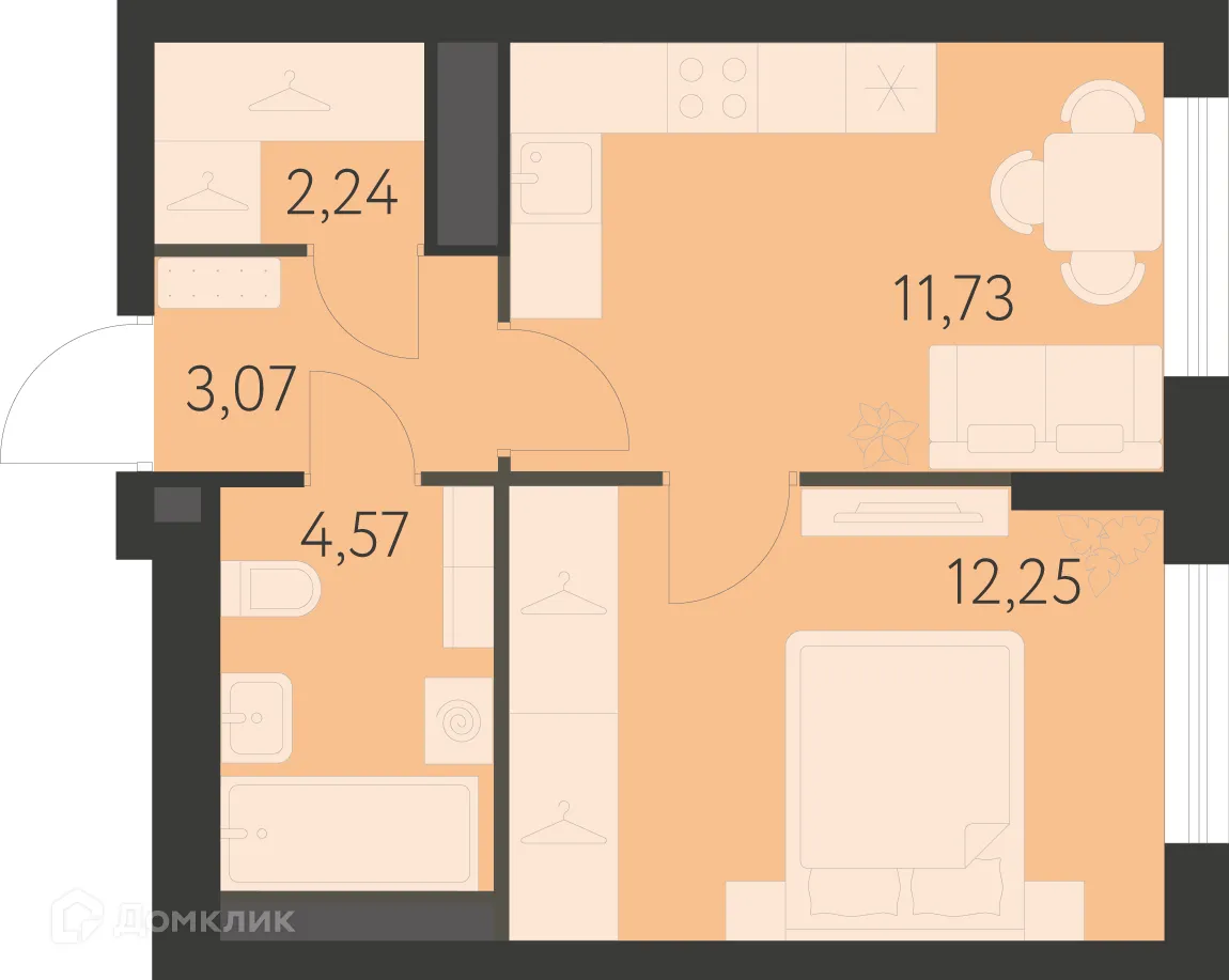 Фото квартиры в ЖК Спутник-1