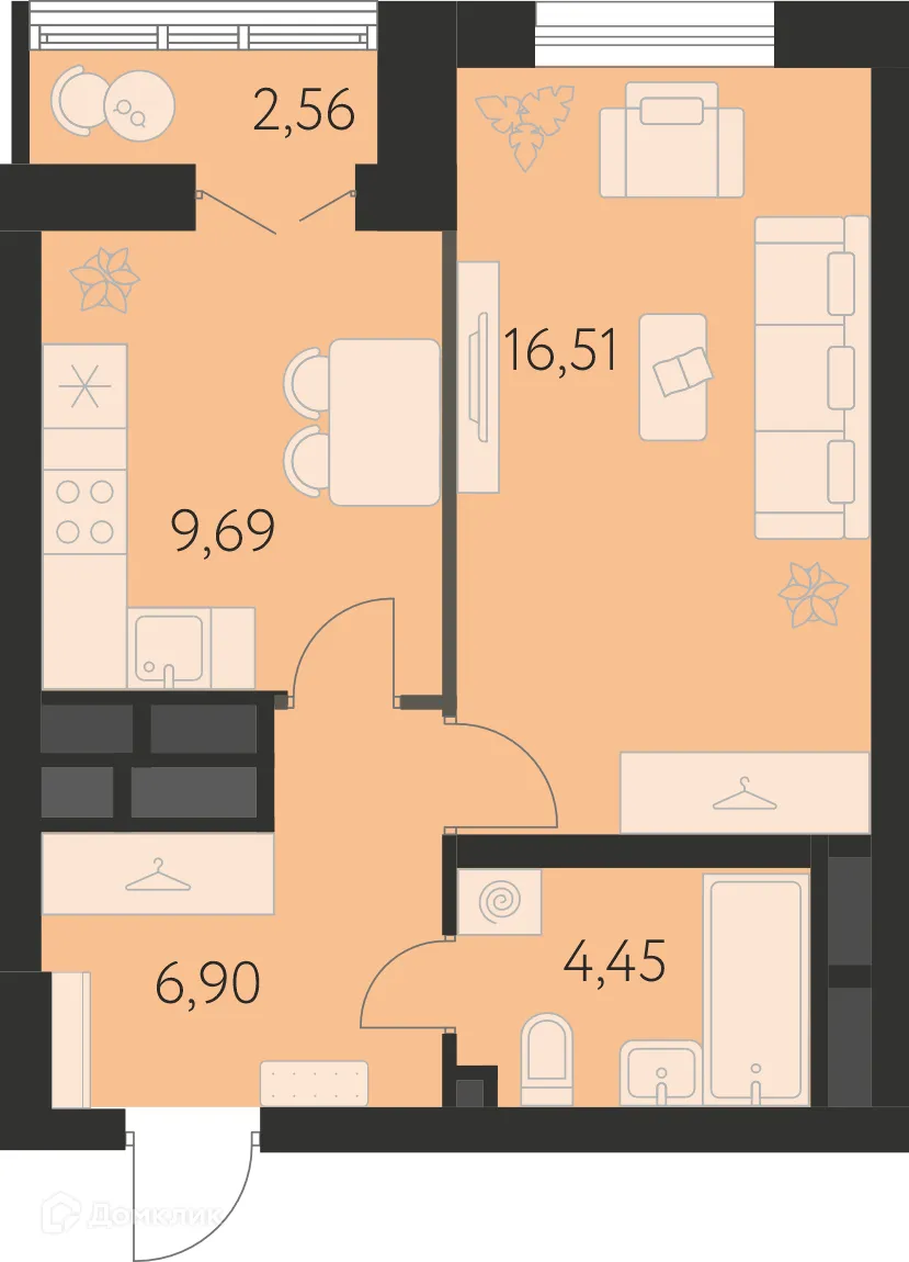 Фото квартиры в ЖК Спутник-1