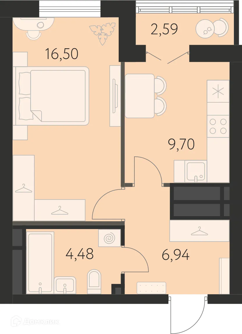Фото квартиры в ЖК Спутник-1