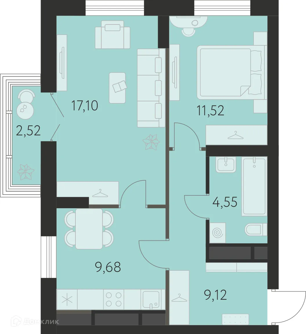 Фото квартиры в ЖК Спутник-1